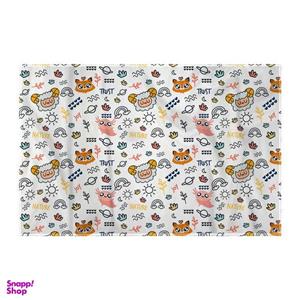 کاغذ کادو ترمه طراحان ایده مدل پترن روباه و قوچ کیوت کد strm0226