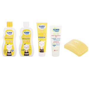 ست بهداشتی کودک وی کر مدل عصاره عسل و روغن آرگان مجموعه 5 عددی