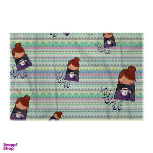 کاغذ کادو ترمه طراحان ایده مدل دختر کد trm049