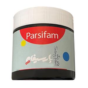 رنگ اکرلیک مشکی پارسیفام مدل  M.Q وزن 350 گرم