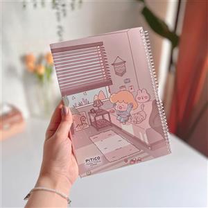 دفتر نقاشی 40 برگ پیتیکو طرح دختر و دوچرخه