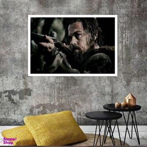 تابلو بکلیت طرح مشاهیر سینمای جهان لئونارد دی کاپریو مدل قاب شاسی W-s8402