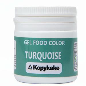 رنگ خوراکی ژله ی فیروزه ای کپی کیک - 35 گرم kopykake turquoise gel food color -35g