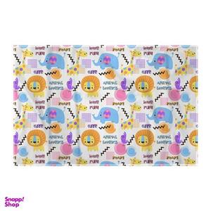 کاغذ کادو ترمه طراحان ایده مدل پترن شیر و فیل کیوت کد strm0277