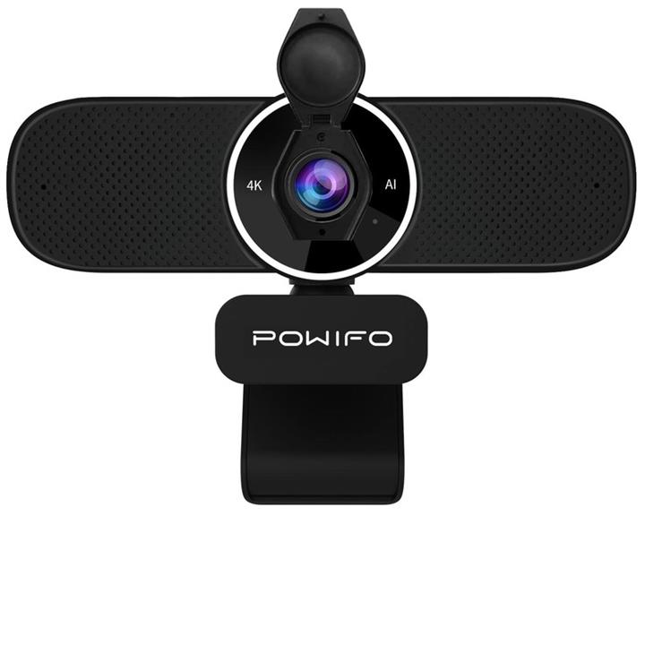وب کم پاویفو مدل 4K AI Auto-Framing With Remote Control