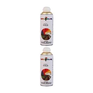 اسپری رنگ طلایی دوپلی کالر  مدل Effect Gold حجم 400 میلی لیتر مجموعه 2 عددی