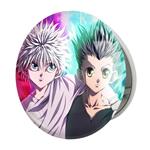 آینه جیبی خندالو طرح گون و کیلوا انیمه هانتر ایکس هانتر Hunter × Hunter مدل تاشو کد 11968