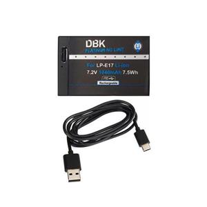 باتری دوربین دی بی کی مدل LP-E17 کد 0017