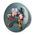 آینه جیبی خندالو طرح گوتن و ترانکس انیمه دراگون بال Dragon Ball مدل تاشو کد 12057