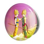 آینه جیبی خندالو طرح گوکو و وجیتا انیمه دراگون بال Dragon Ball مدل تاشو کد 12062