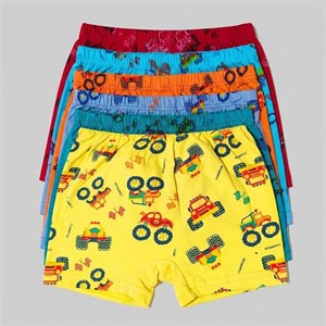 شورت پسرانه مدل تراکتور مجموعه 6 عددی