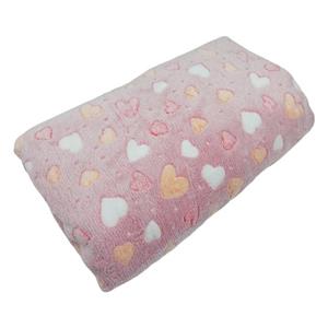 پتو مسافرتی مدل شب نما طرح قلبی سایز 150x220 سانتی متر