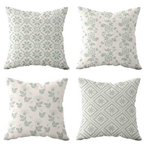 کاور کوسن مدل وینتیج گلدار کد VIN21015-1018 مجموعه چهار عددی