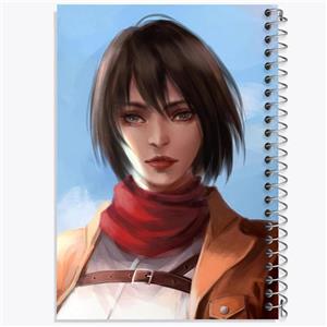 دفتر نقاشی 50 برگ خندالو مدل میکاسا اکرمن انیمه اتک آن تایتان Attack on Titan کد 18549