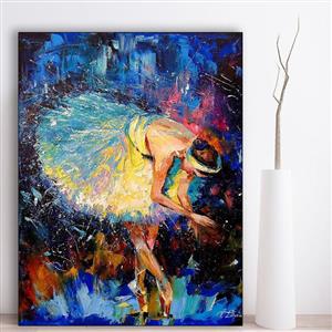 تابلو شاسی گالری استاربوی طرح رقص باله مدل هنری 545