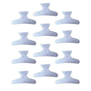 گیره تقسیم مو مدل اکلیلی مجموعه 12 عددی