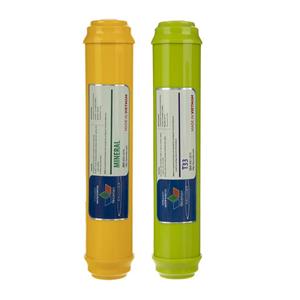 فیلتر دستگاه تصفیه آب تکومن مدل POST CARBON - MINERAL مجموعه دو عددی
