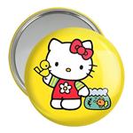 آینه جیبی خندالو مدل هلو کیتی Hello Kitty کد 2472 