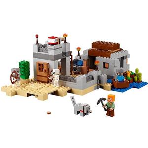 ساختنی لگو سری ماین کرافت مدل پاسگاه کویری Lego Minecraft The Desert Outpost 