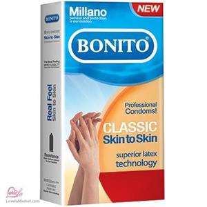 کاندوم بونیتو مدل Classic Skin To Skin بسته 6 عددی 