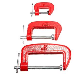 گیره پیچ دستی کلمپ مدل c مجموعه 3 عددی