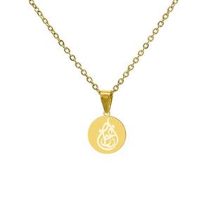 گردنبند هایکا طرح ارغوان مدل h-ha5