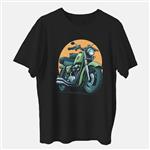 تی شرت آستین کوتاه مردانه مدل موتورسیکلت کلاسیک خارجی کد  mo312