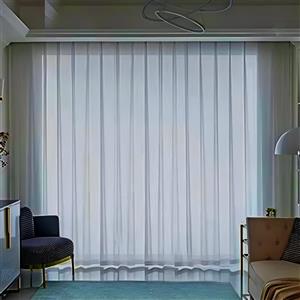 پرده تیکو دکو مدل پلیسه حریر کلاسیک سایز 450x280 سانتیمتر