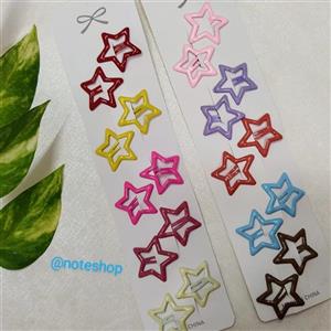 گیره مو زنانه مدل تق تقی ستاره
