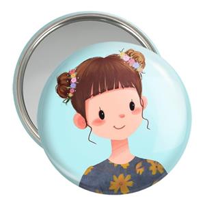 آینه جیبی خندالو مدل دخترانه فانتزی کد 25738