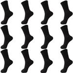 جوراب ورزشی مردانه ادیب مدل کش انگلیسی کد MNSPT-DKBN رنگ قهوه ای تیره بسته 12 عددی