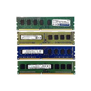 رم دسکتاپ DDR3 تک کاناله 1600 مگاهرتز ظرفیت 8 گیگابایت برندهای مختلف استوک 