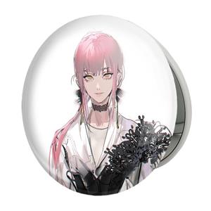 آینه جیبی خندالو طرح ماکیما انیمه مرد اره ای Chainsaw Man مدل تاشو کد 22359