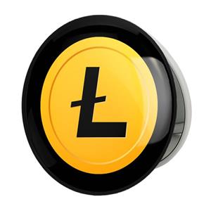 آینه جیبی خندالو طرح ارز دیجیتال لایت کوین مدل تاشو کد 10905
