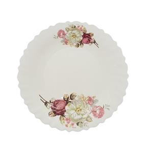 بشقاب غذاخوری پارس اپال مدل رز درجه یک بسته 6 عددی