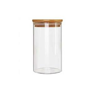 بانکه مدل شیشه ایی درب بامبو کد rz3