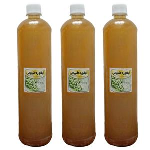 آبغوره طبیعی جالینوس - 1 لیتر بسته 3 عددی