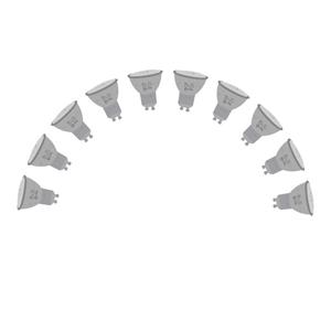 لامپ 7 وات فور ام ال ای دی مدل هالوژنی پایه GU10 مجموعه 10 عددی