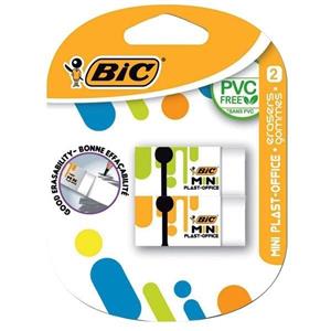 پاک کن بیک مدل Mini Plast-Office - بسته 2 عددی Bic Mini Plast-Office Eraser - Pack Of 2