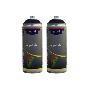 اسپری رنگ سفید  مات اسپم مدل sp حجم 300 میلی لیتر مجموعه 2 عددی