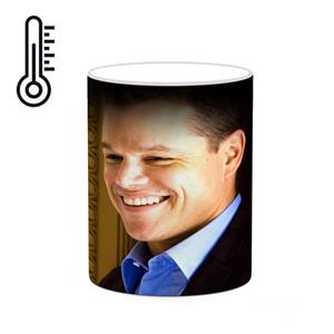 ماگ حرارتی کاکتی طرح مت دمون Matt Damon مدل mgh26863 