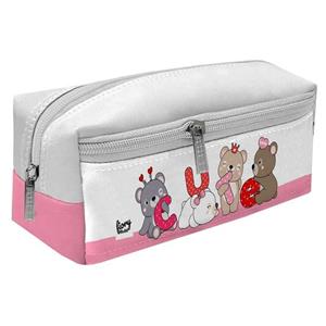 جامدادی مستر راد مدل سه زیپ خرس فانتزی طرح براونی کد fiory 2523