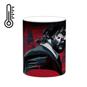 ماگ حرارتی کاکتی طرح جان ویک john wick 4 مدل mgh26459