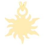 آویز گردنبند طلا 18 عیار زنانه الن نار مدل خورشید ELN3652