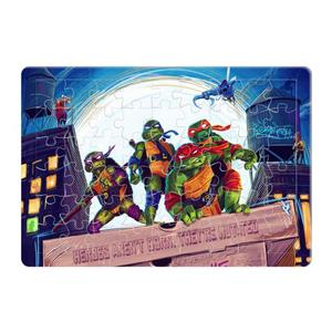 پازل 54 تکه هومرو مدل PL339 طرح انیمیشن لاکپشت‌های نینجا