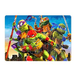 پازل 54 تکه هومرو مدل PL343 طرح انیمیشن لاکپشت‌های نینجا