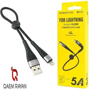 کابل تبدیل USB به USB-C بروفون مدل BX32 BENDING طول 0.25متر