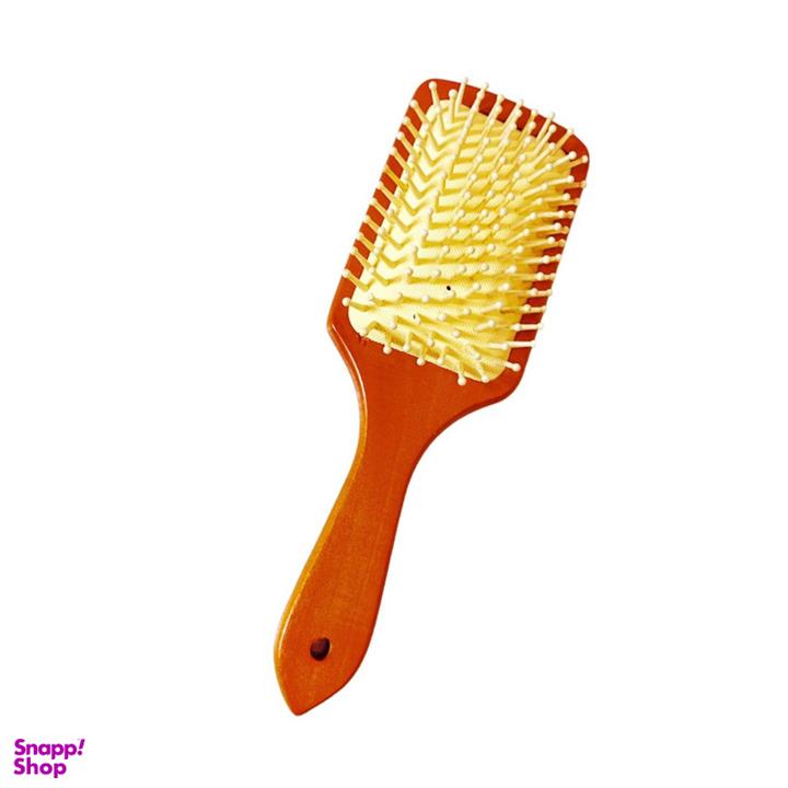 برس مو مدل چوبی مربعی بامبو کد110