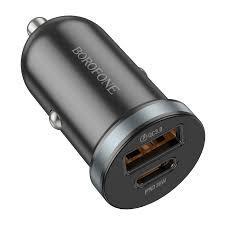 شارژر فندکی 30 وات بروفون مدل BZ22 PD QC3.0