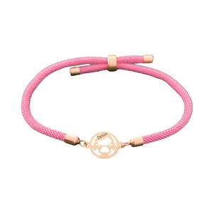 دستبند طلا 18 عیار زنانه الن نار مدل اسم دلوین ELN